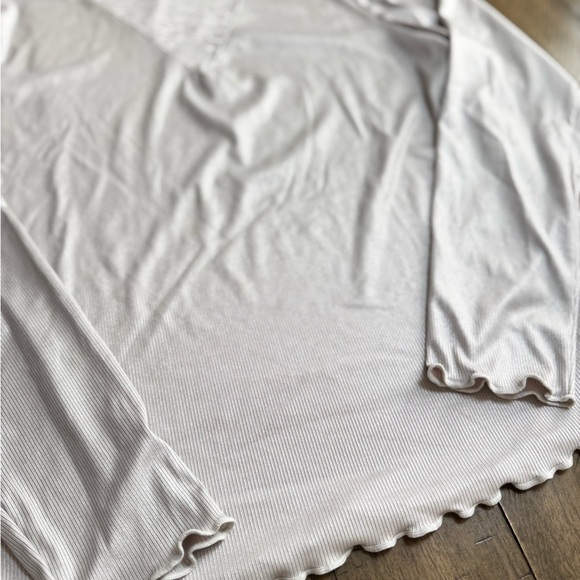 Jessica Simpson White Lace Accent Blouse - Picture 4 of 7